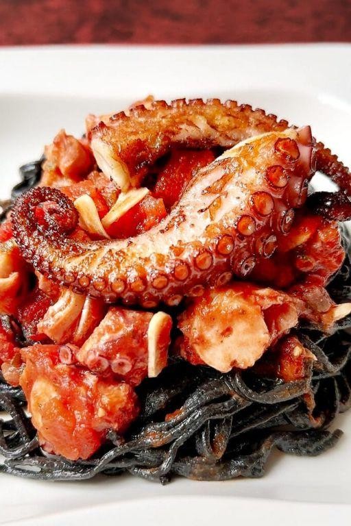 Grilled Octopus with Spicy Tomato Sauce