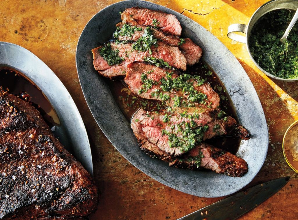 Grilled Tri-Tip Steak with Chimichurri