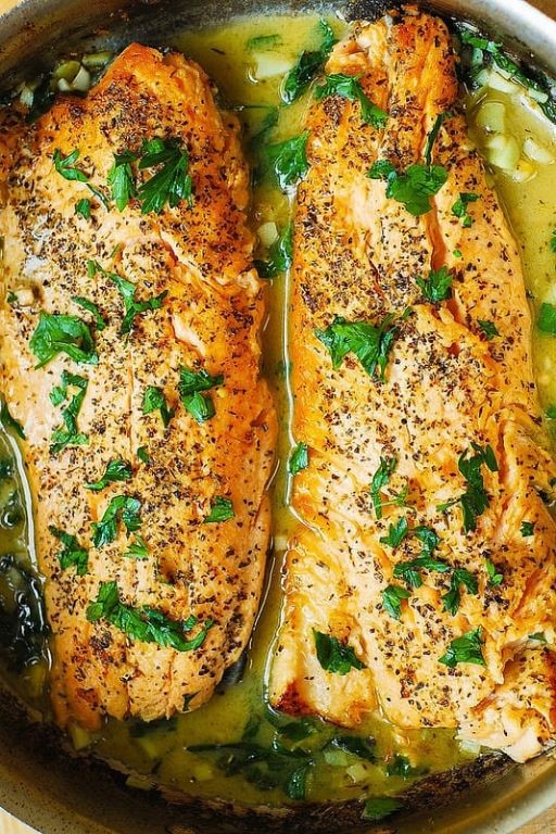Grilled Trout with Garlic and Parsley