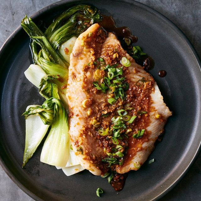 Grilled Trout with Ginger and Scallions
