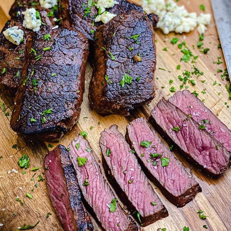 Grilled Venison Chops with Rosemary Garlic Butter