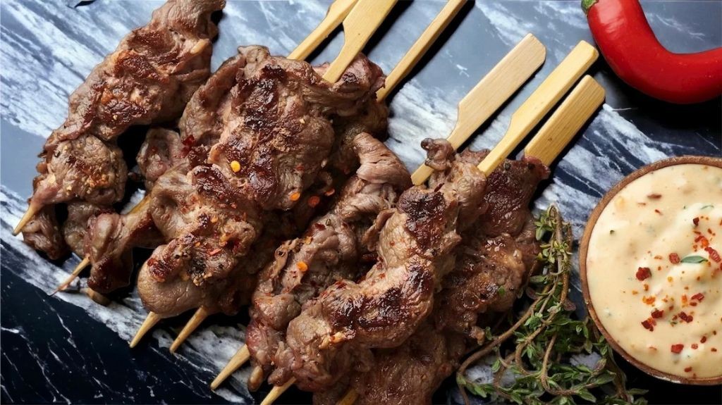 Grilled Wagyu Skewers with Chimichurri