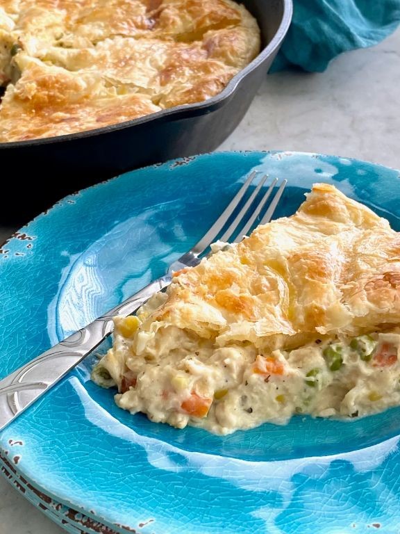 Grits and Chicken Pot Pie