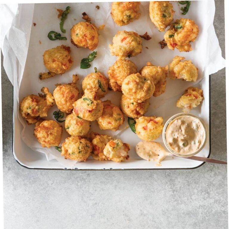 Grits and Shrimp Fritters