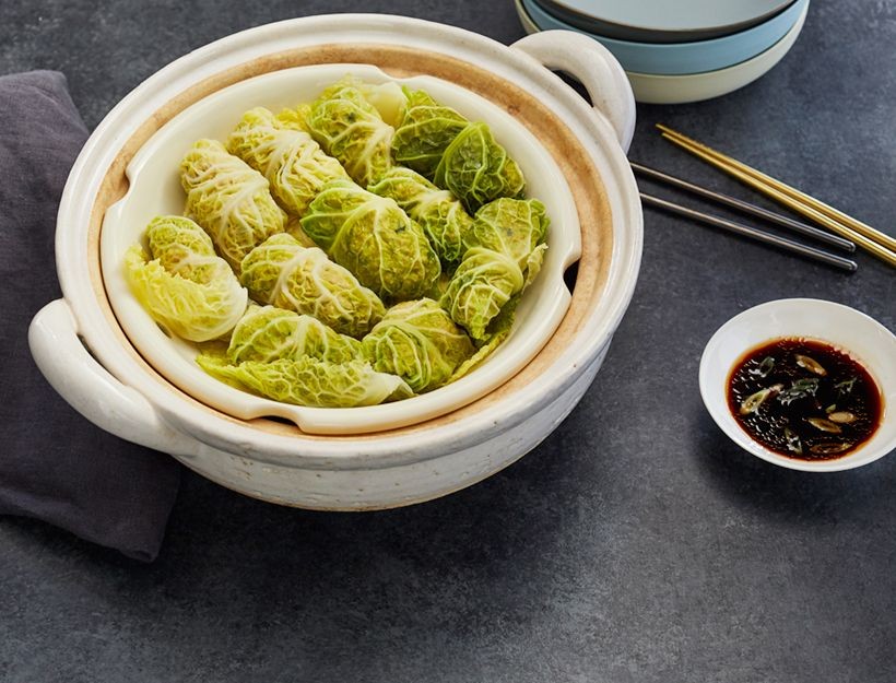 Ground Chicken and Cabbage Dumplings