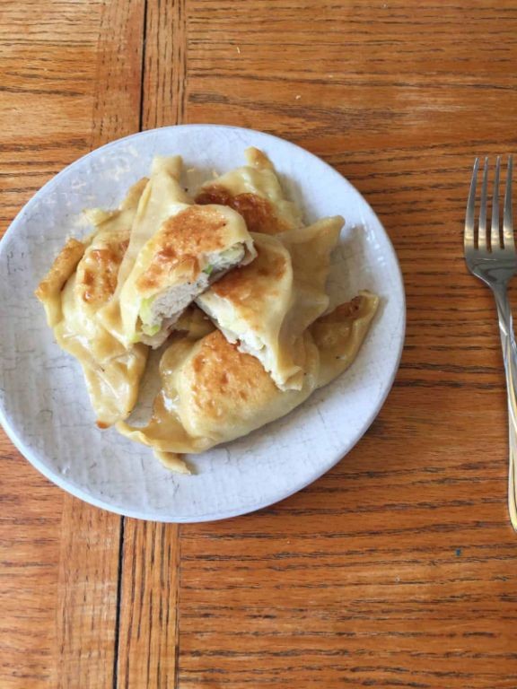 Ground Chicken and Cabbage Gyoza