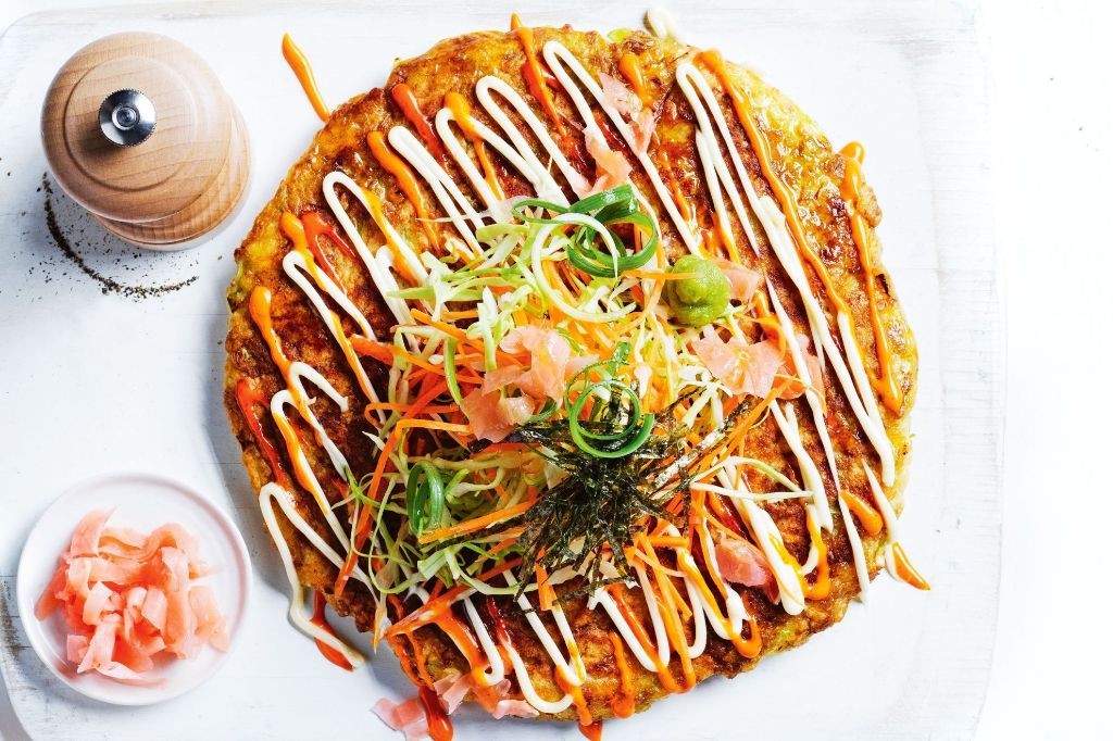 Ground Pork and Cabbage Pancakes