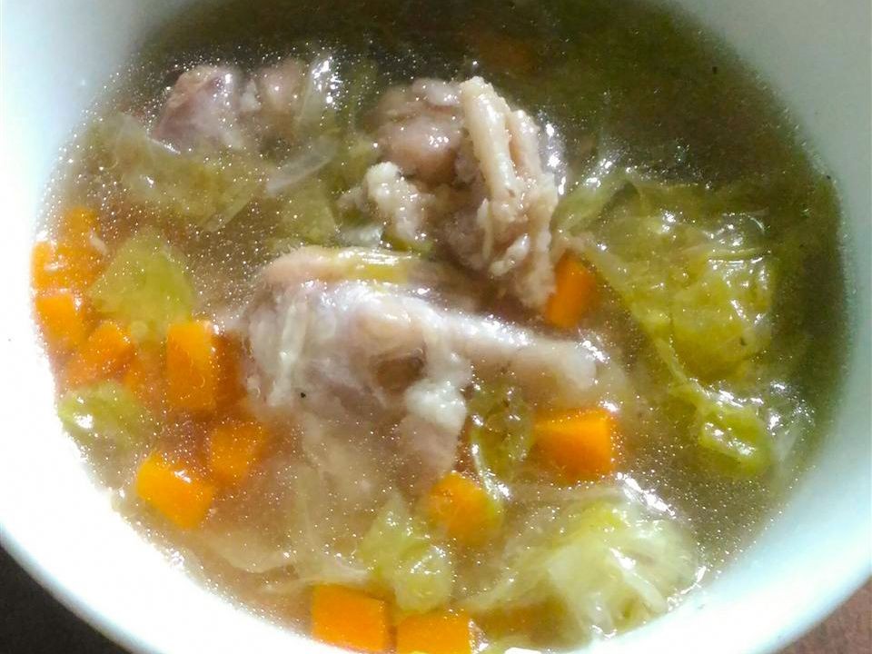 Ground Pork and Cabbage Soup