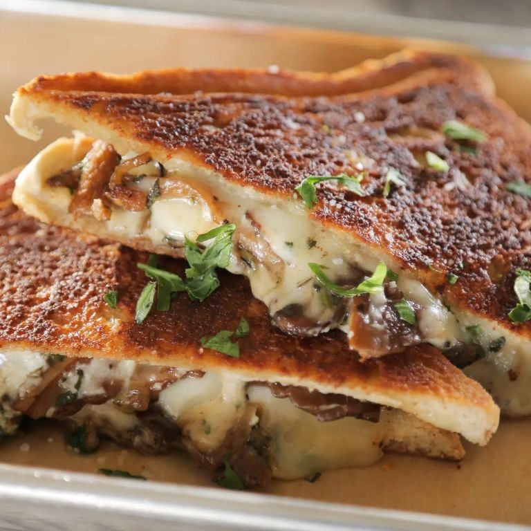 Gruyère and Mushroom Grilled Cheese