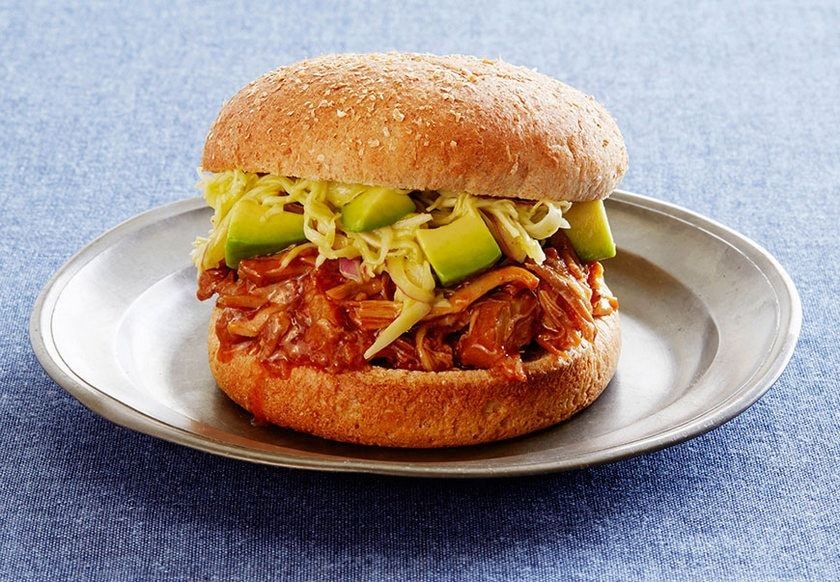 Guacamole Pulled Pork Sandwich