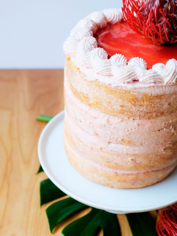 Guava Chiffon Cake