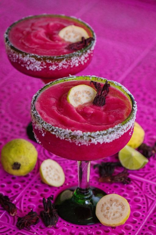 Guava Hibiscus Mexican Martini