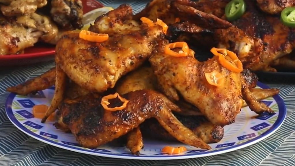 Habanero lime chicken wings