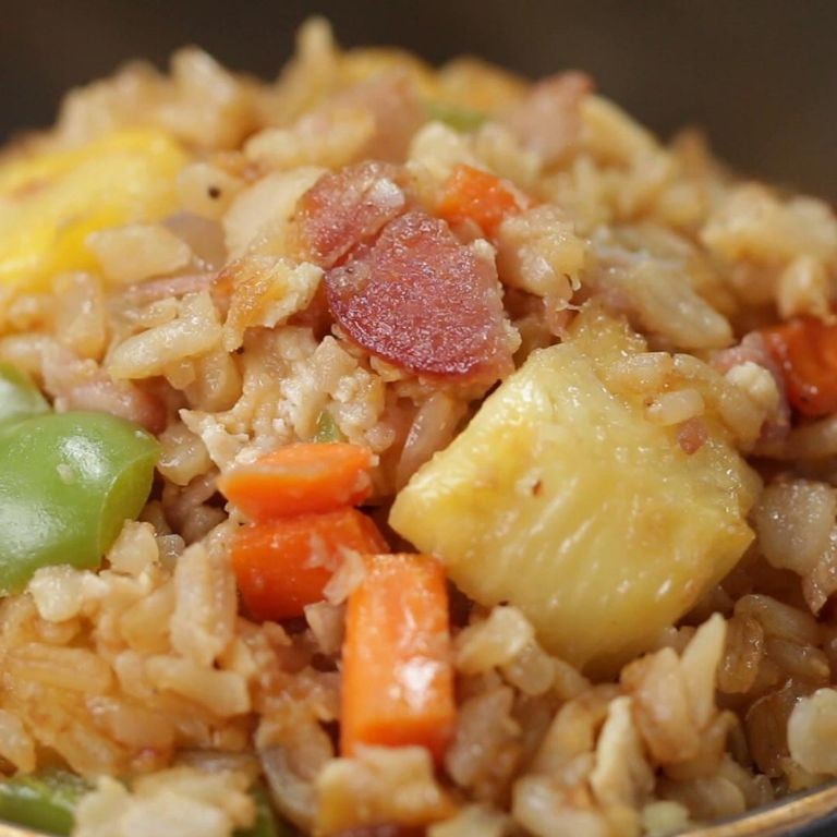 Ham and Pineapple Fried Rice