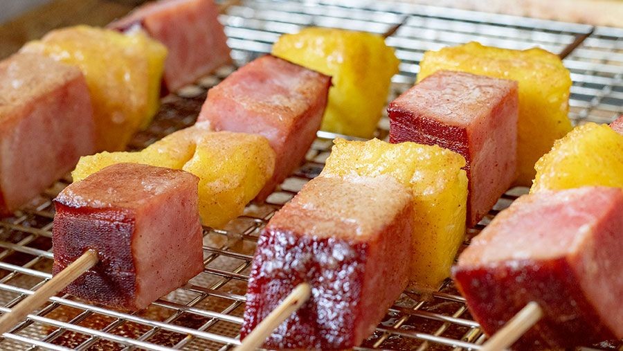 Ham and Pineapple Skewers