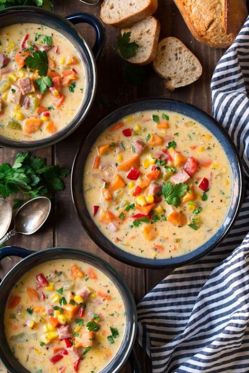 Ham and Sweet Potato Soup