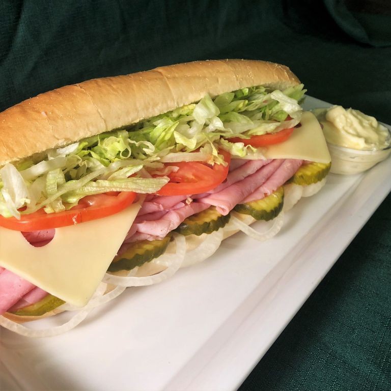 Ham and Swiss Submarine Sandwich