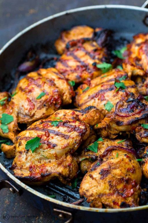 Harissa-Marinated Grilled Chicken