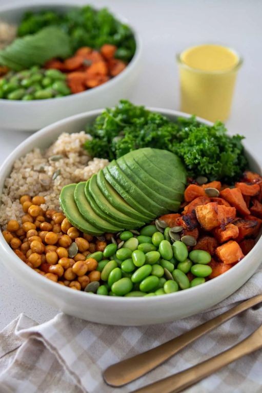 Harissa-Spiced Chickpea Power Bowl