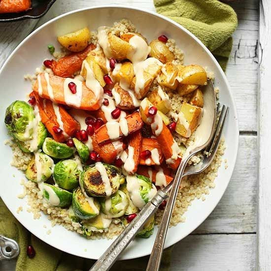 Harvest Bowl with Quinoa and Roasted Veggies