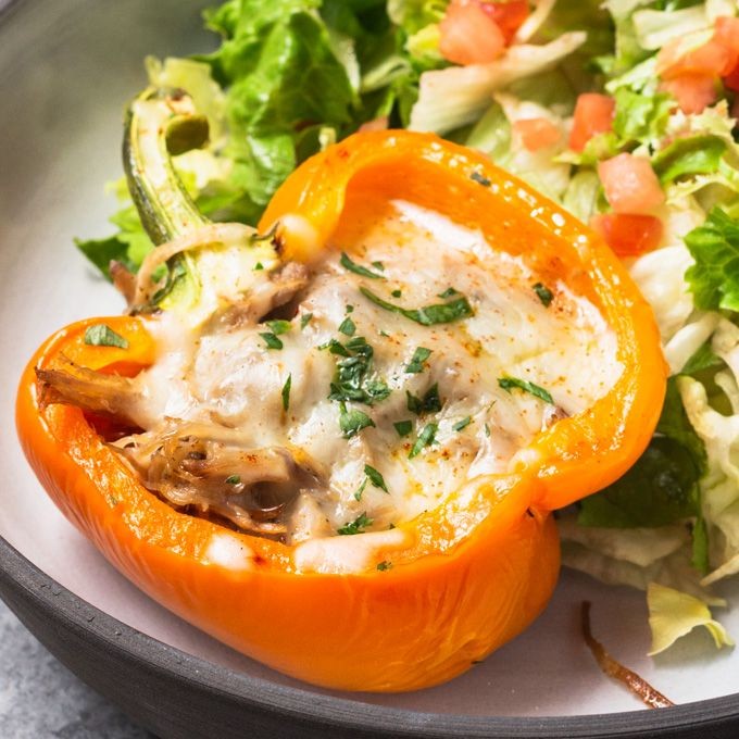 Harvest Creek Pulled Pork Stuffed Bell Peppers