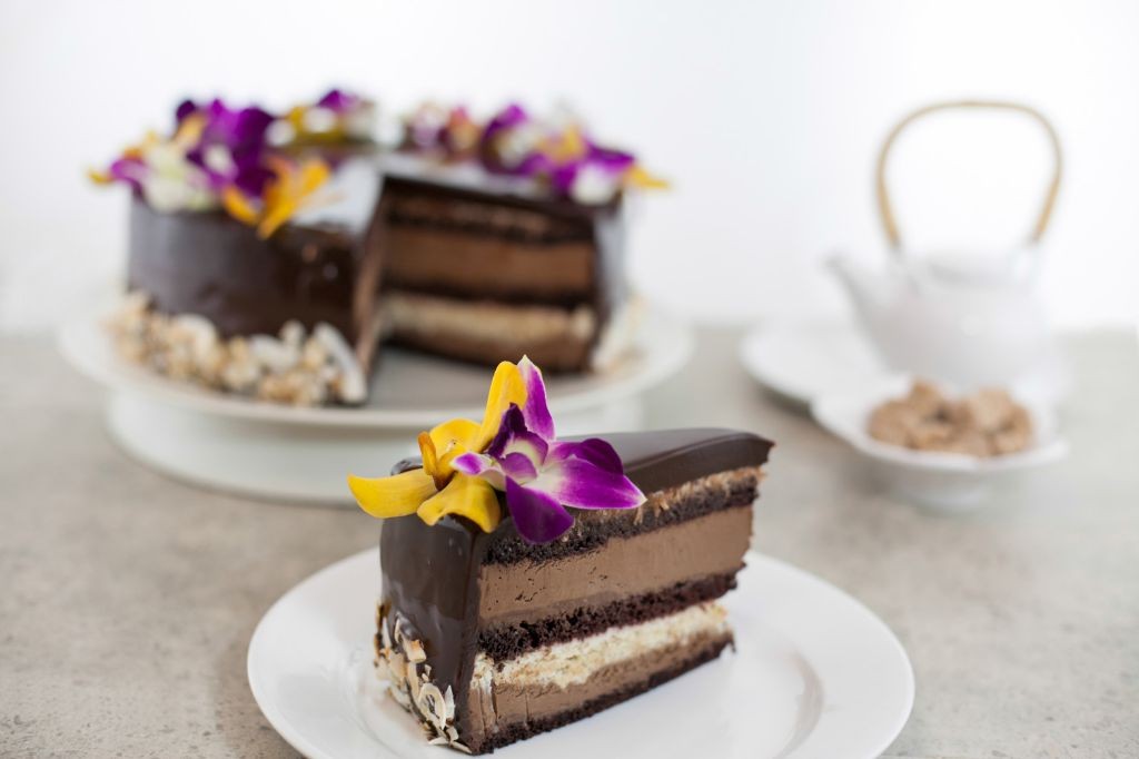 Haupia Chocolate Layered Cake