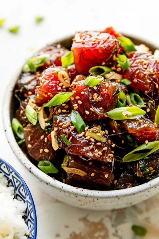 Hawaiian-Style Ahi Tuna Poke