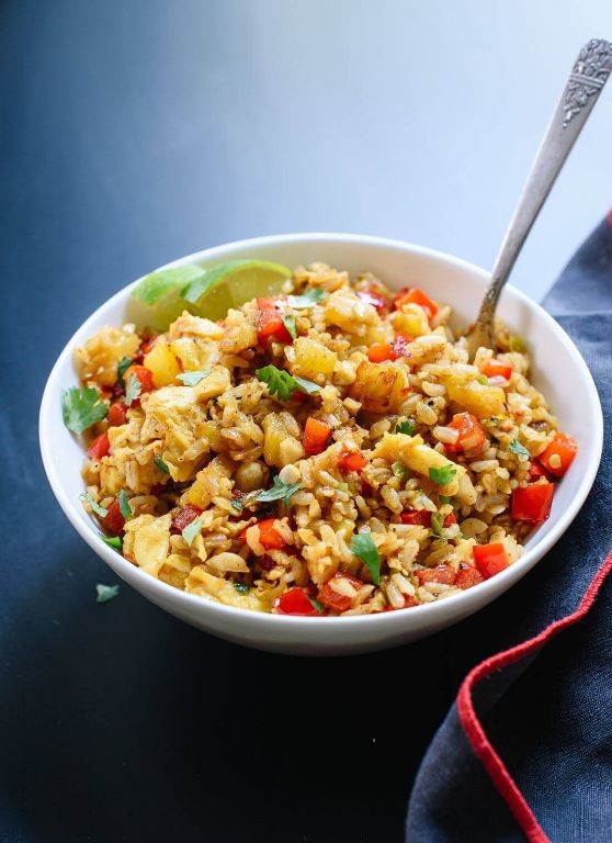 Healthy Thai Pineapple Fried Rice