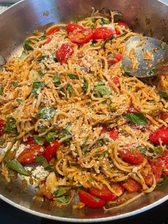 Hearts of Palm Pasta with Garlic Lemon Sauce