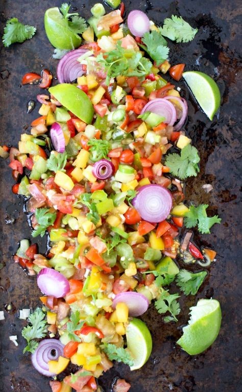 Heirloom Tomato Salsa with Jalapeño and Cilantro