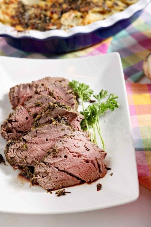 Herb-Crusted Mediterranean Beef Roast