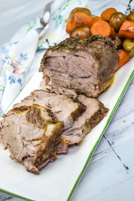 Herb-Crusted Slow Cooker Pork Shoulder