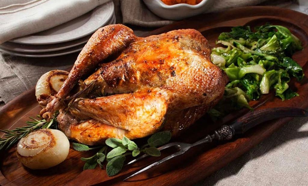 Herb-Roasted Pheasant with Garlic Butter