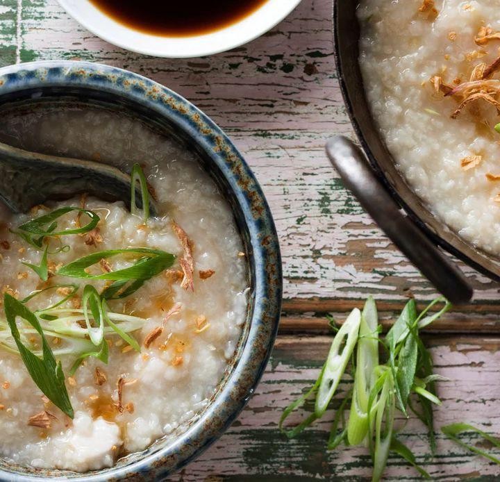 Herbal Cordyceps and Chicken Congee