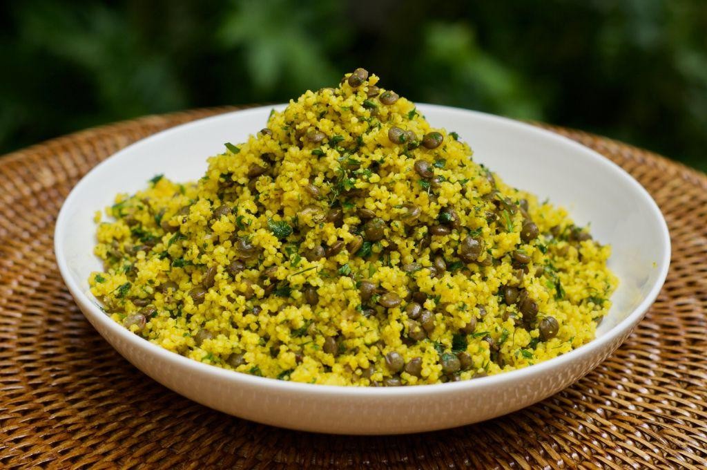 Herbed Canned Lentil Couscous