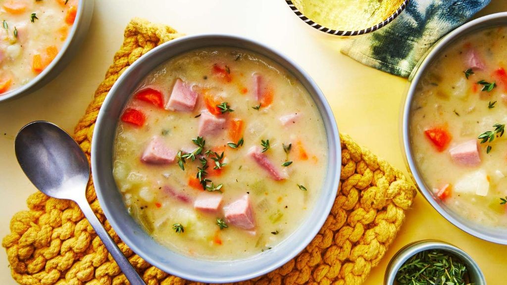 Herbed Ham and Potato Soup