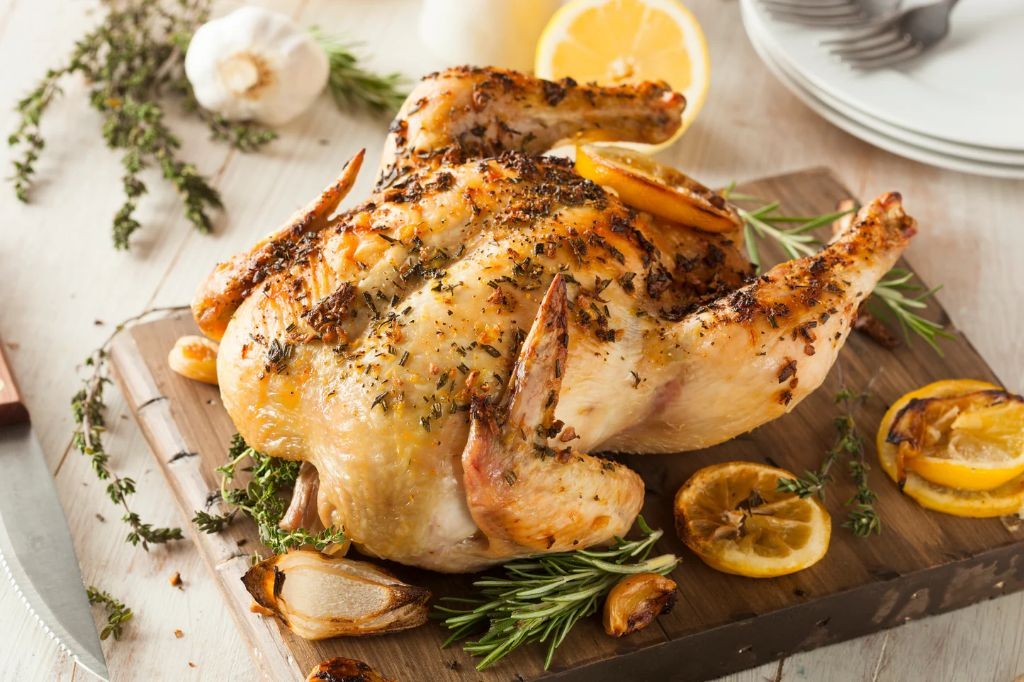 Herbed Lemon Instant Pot Whole Chicken