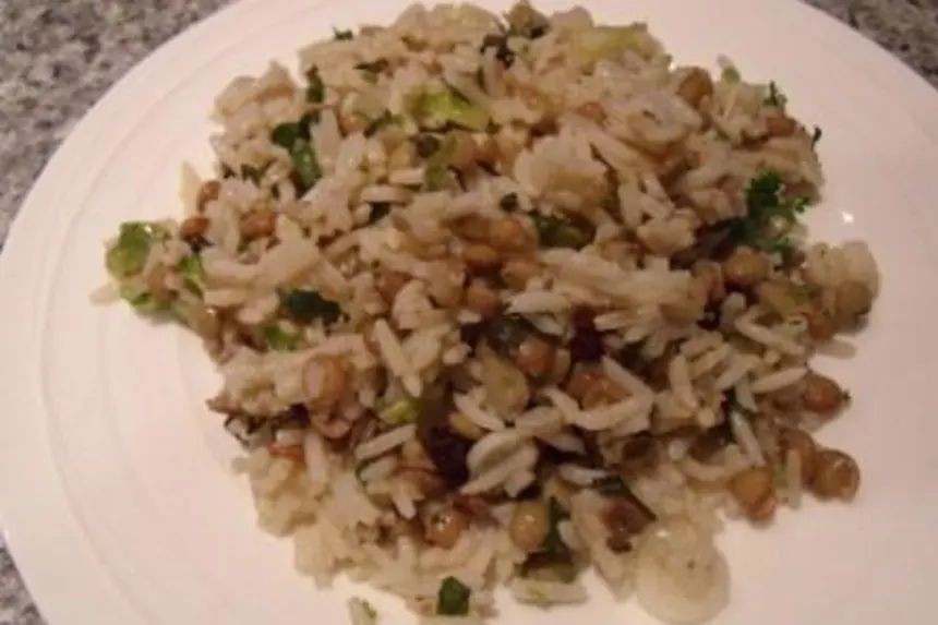 Herbed Lentil and Brown Rice Pilaf