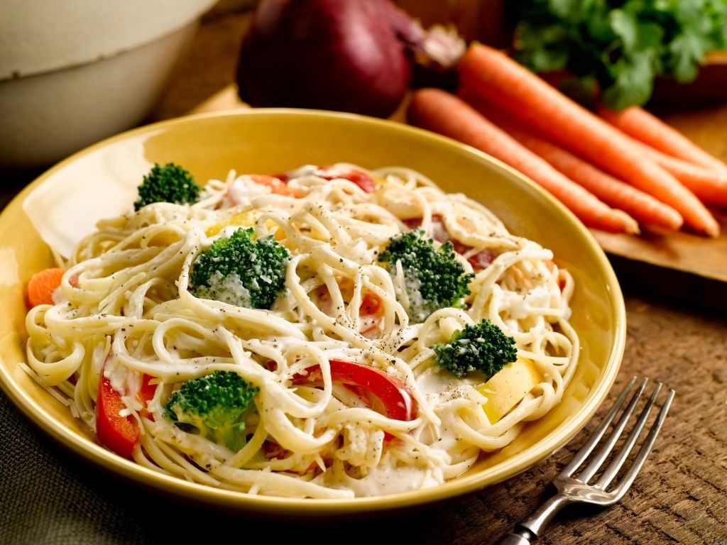 Herbed Pasta Primavera with Fresh Basil