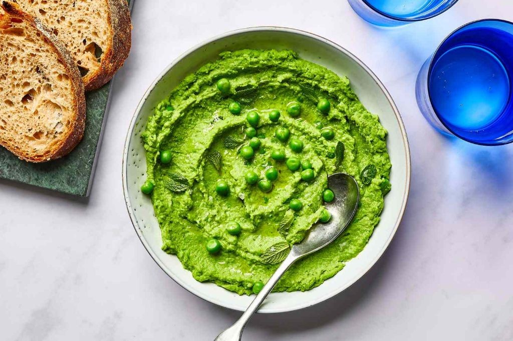 Herbed Pea Puree with Mint
