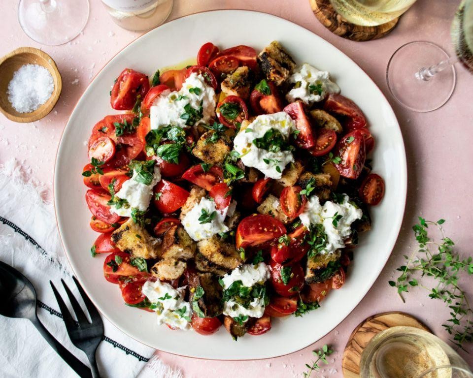 Herbed Potato and Tomato Panzanella