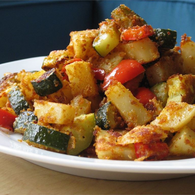 Herbed Potato and Zucchini Bake