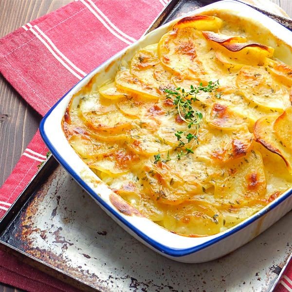 Herbed Scalloped Potatoes with Thyme