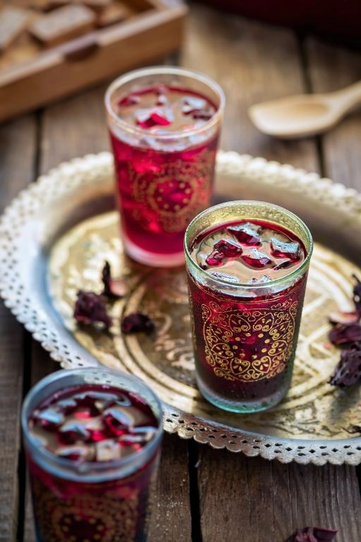 Hibiscus Vodka Gimlet