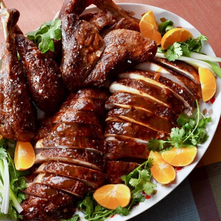 Hoisin Five-Spice Injected Fried Turkey