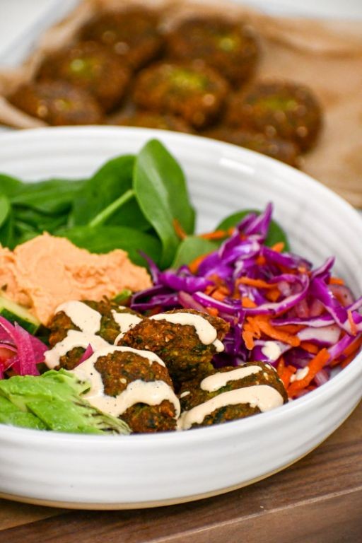 Homemade Cava Falafel Bites