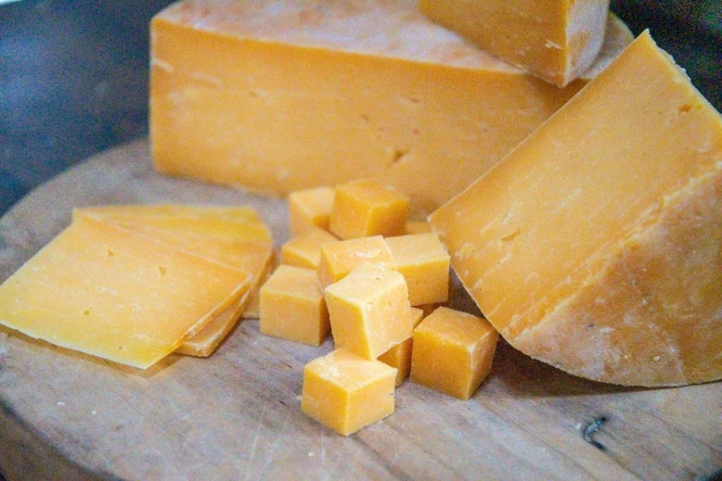 Homemade Cheddar Cheese