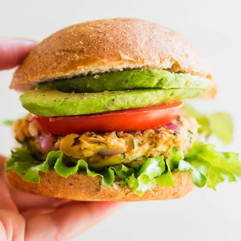 Homemade Chickpea Veggie Burgers