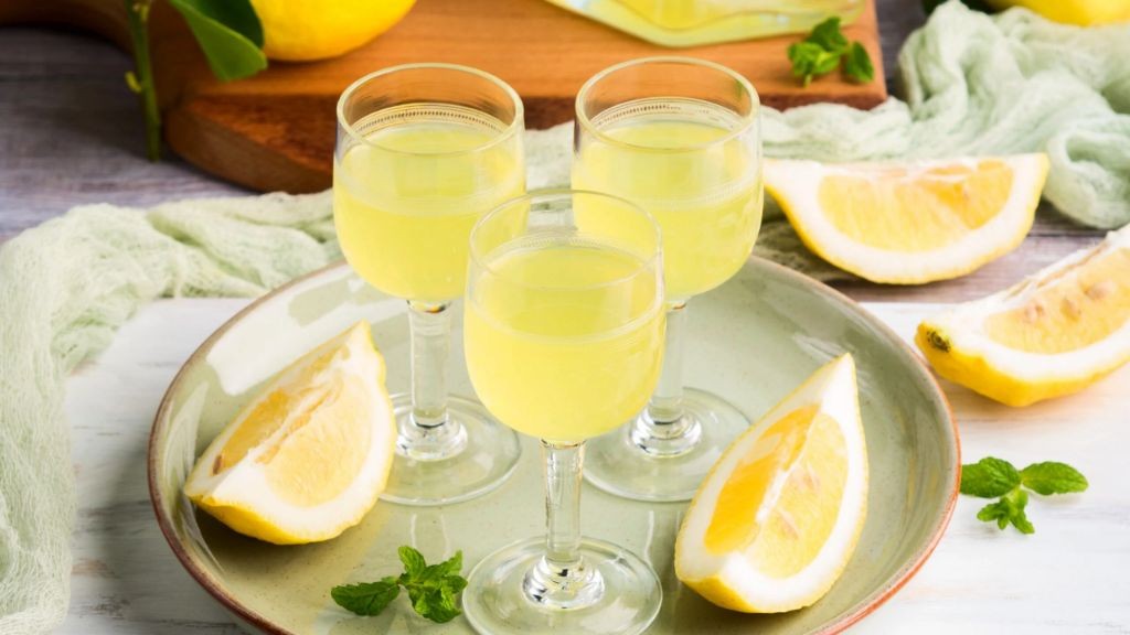 Homemade Limoncello with Organic Lemons