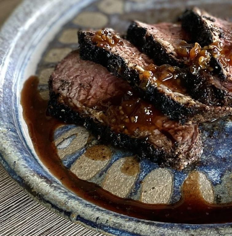Honey Garlic Smoked Tri Tip